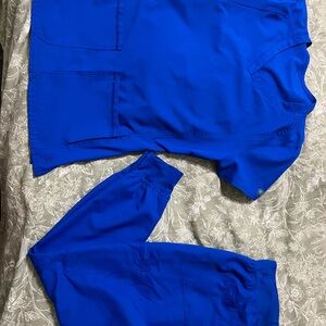 Blue Scrub Set